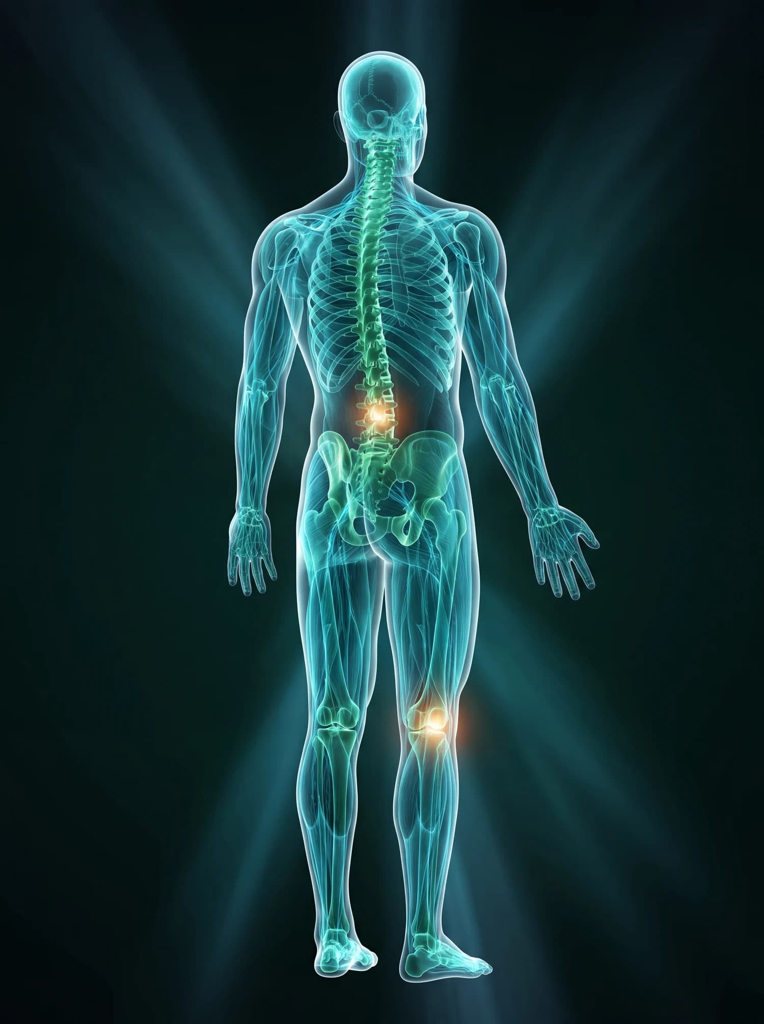 Anatomical figure with selectable body regions